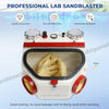 Twin-Pen Sandblaster With Led and Glass Window For Surface Treatment of Material