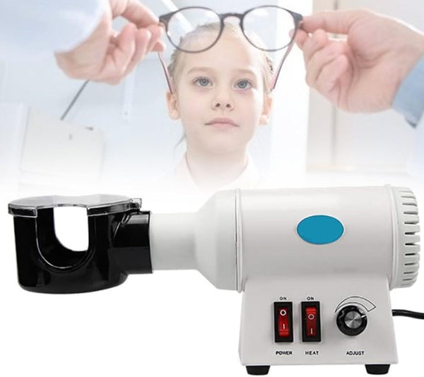 220V Hot Air Eyeglasses Lens Frame Warmer Heater Optical Temperature Modes