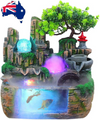 Calming Fountain Water Feature Ornament Fish Tank Outdoor Indoor Home Decor Gift