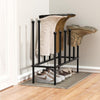 6 Pairs Metal Boot Rack Long Boots Shoes Holders Free Standing Organizer Hallway