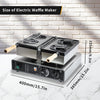 2PCS Bear Shaped Waffle Commercial Waffle Maker Waffle Baker Machine 1800W