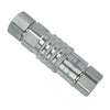 1/2" BSP Flat Face Hydraulic Couplers Skid Steer Bobcat Quick Connect Fittings