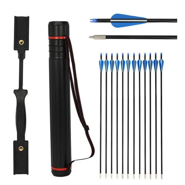 53" Archery 40lbs Takedown Recurve Bow and Arrow Set with Quiver for Hunting AU