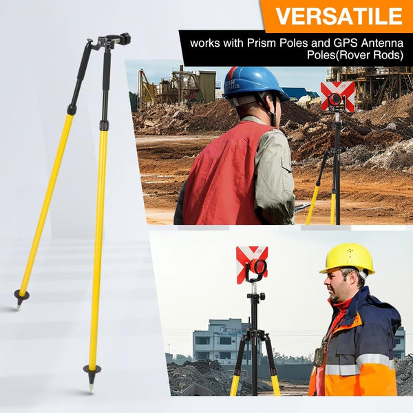 107-180cm Surveying Pole Thumb Release Bipod For Prism Pole Leveling Rod Survey