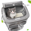 Double Compartment Pet Carrier Backpack for Small Cats and Dogs Cat Travel Bag