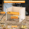 25W Chick Brooder Heating Plate Chicken Coop Heater Warmer 10-65℃ 3-Sided AU