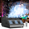 3 IN 1 Smoke Fog Bubble Machine LED Stage DJ Light Fogger DMX512 Remote Control