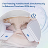 2 Handles Body Cellulite Burning Cooling Fat Freeze Slimming Machine Shaping