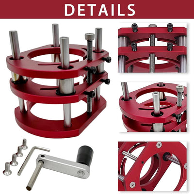 Aluminum Alloy Router Lift Table Router Lifts Base for 64-66mm Diameter Motors