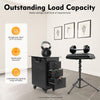 Tattoo Travel Case 5 In 1 Rolling Makeup Workstation with Armrest Stand 3 Drawer
