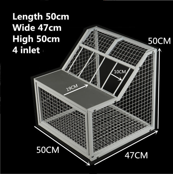 Pigeon Loft Door Single Entrance Pigeon Jump Cage Door 50*47*50cm Birdcage Trap