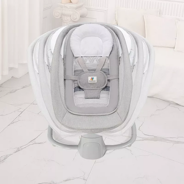 4in1 Baby Swing Bouncer Mastela New born Rocker Electric Leaf Bassinet Upto18Kg