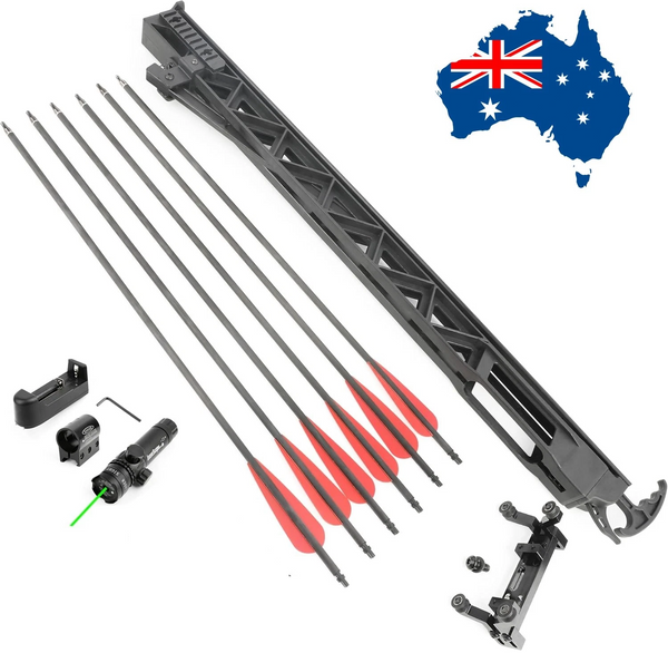 Archery Rapid Bow Shooter 6 Arrow Launcher Orbital Tool Compound Recurve Bow AU