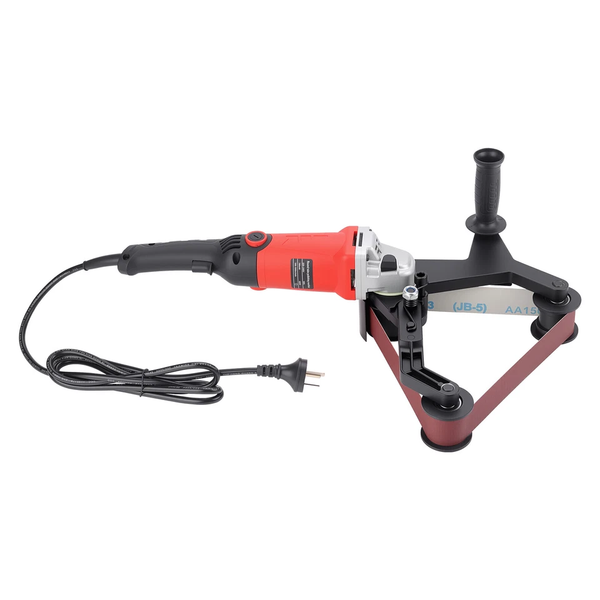 220V Pipe Tube Polisher Sander Belt Sander Grinder Machine w/50pcs Sanding Belts