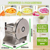 Electric Vegetable Slicer Commercial Fruit Slicing Machine Potato Slicer 0-10mm