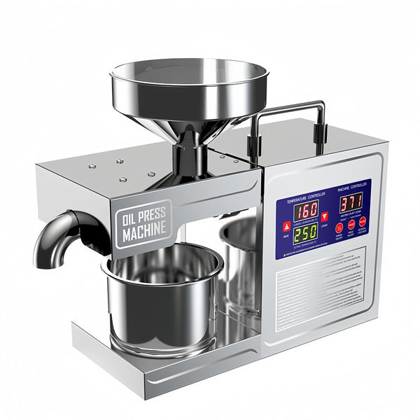 820W Automatic Oil Press Machine Commercial Home Oil Expell Stainless Steel 220V