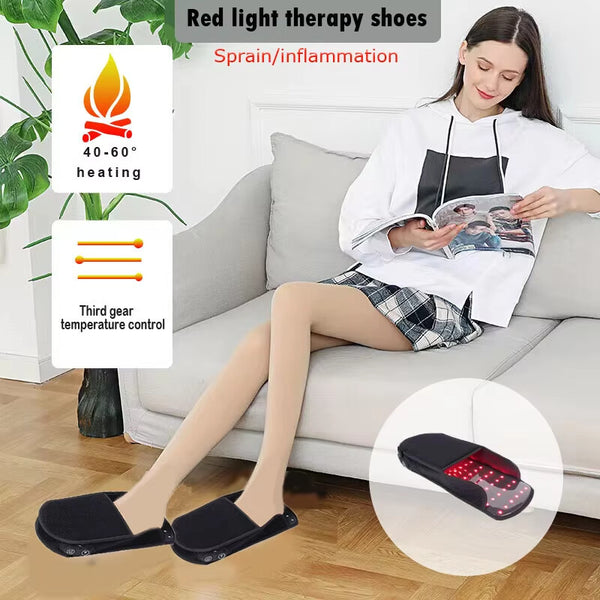 2 Slippers: Red Light Therapy Heating Shoes for Foot Toe and Heel Pain Relief AU