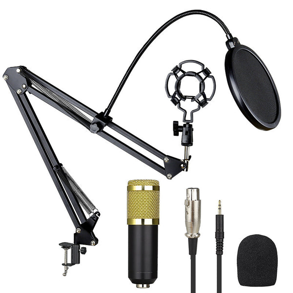BM800 Home Studio Recording Kit Condenser Microphone Set w/Adjustable Stand
