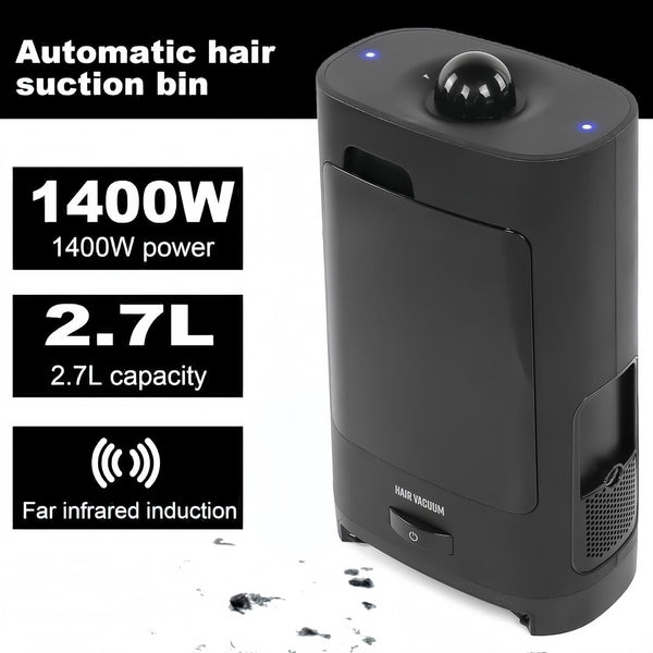 1400W Hair Salon Vacuum Cleaner for Barber Vac Bagless Dual Canister Hepa Filter