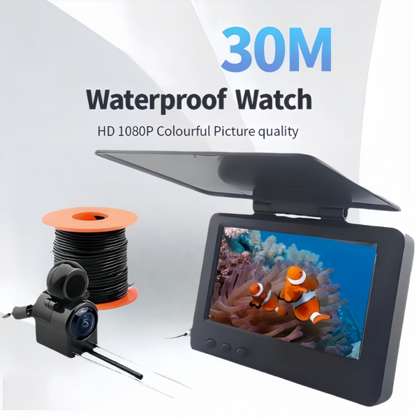 4.3" LCD Monitor Fish Finder Portable  Fishing Camera W/ 8 LED IR For Lake Sea