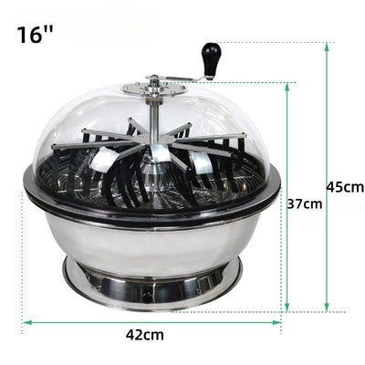 Automatic Bud Leaf Bowl Trimmer 16/24' Electric Twisted Spin Cut Stainless Steel