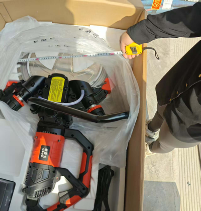 29cm Concrete Cutting Ring Saw HF Concrete Cut Off w/2 Blades&Water Pump 3000RPM