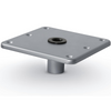 Boat Seat Base 7"x7"Aluminum Boat Seat Pedestal & Base with 3/4" Pin Post Socket
