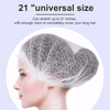 1000 Pcs Disposable Hair Net Cap Stretch Control Cover Piece Shower Travel Sleep