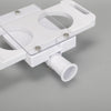 10cm(D) Hamburger Pressing Mould 2-Hole Meat Patty Forming Mold ABS w/5 Tubes