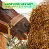 Knotless 5x5ft Round Bale Horses Hay Net 4cm Squares for Livestocks Slow Feeder
