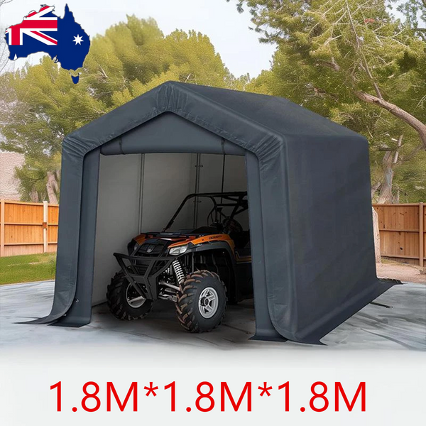 Outdoor Storage Shelter Garage Storage Shed 1.8M*1.8M*1.8M Portable Carport Tent