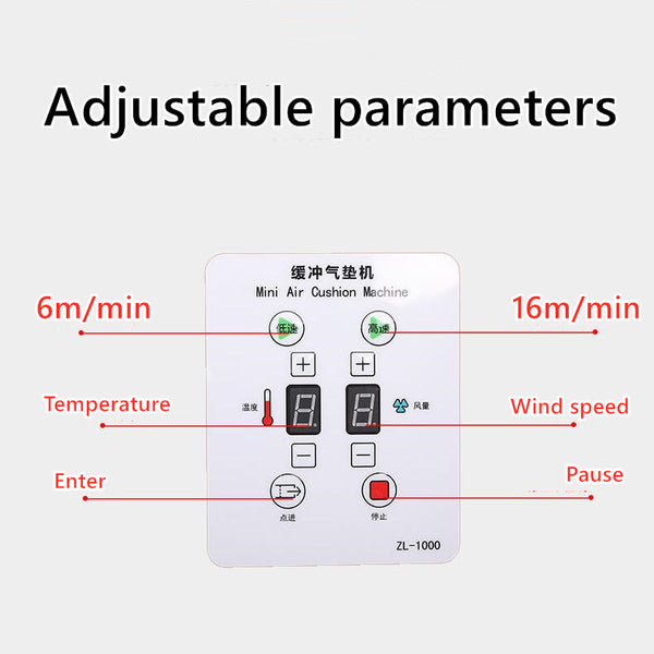 16m/min Air Pillow Maker Air Cushion Machine Bubble Wrap Filling Machine