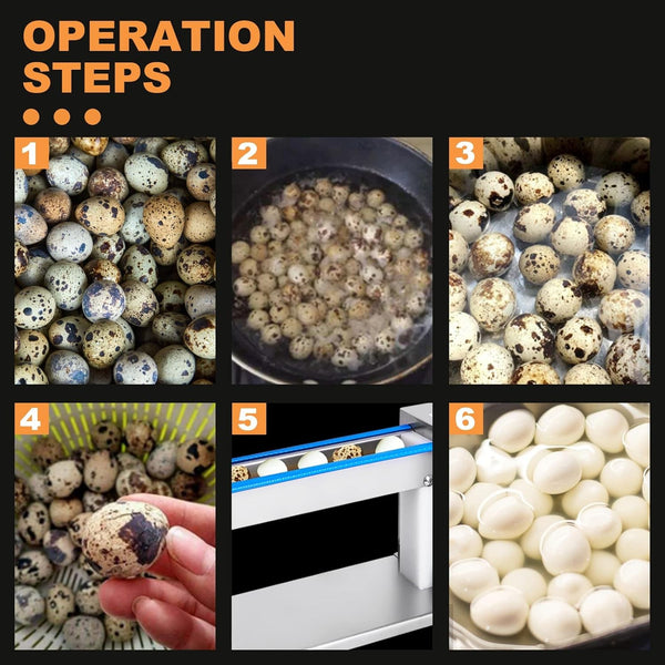25kg/h Commercial Quail Egg Peeler Quail Egg Shell Peeling Machine 304 Stainless