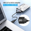 USB3.0 to SATA 2.5" Hard Drive HDD SSD Adapter Converter USB SATA Cable External