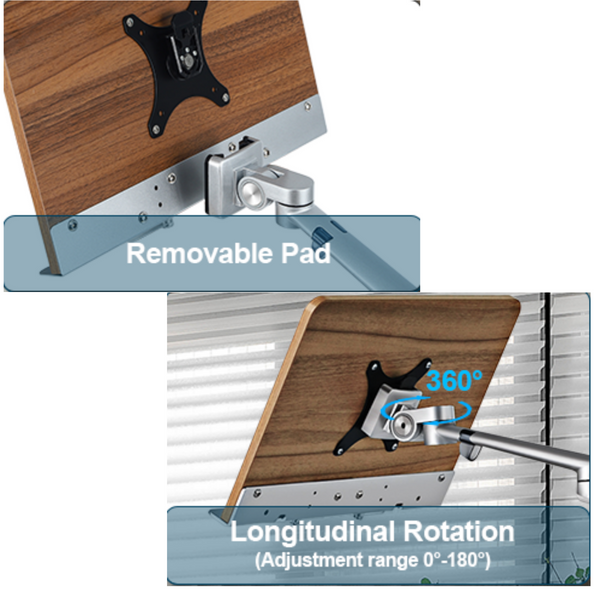 Book Holder Tablet Floor Stand Adjustable Reading Station Ergonomic Page Support