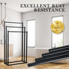 Metal Towel Rack Bathroom Freestanding Drying Shelf Storage Shower Caddy Rack