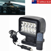 LED Search Light Remote Super Bright Spot Light Offroad SUV ATV Truck Boat Light