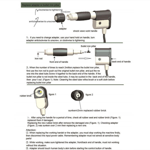 ED Shockwave Therapy Machine Pneumatic Shock Wave ED Treatment Back Pain Relief