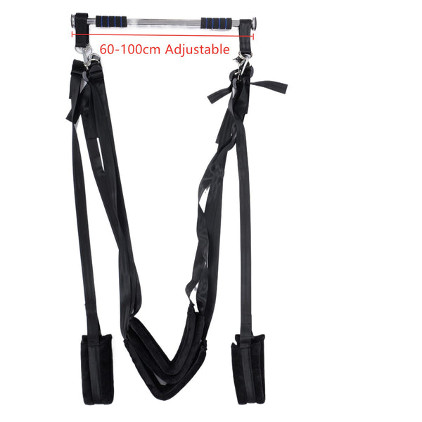 1.8m Couple Sex Swing Hammock Sex Swing Stand BDSM Bondage Frame w/Sling AU