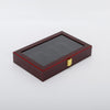 8 Slots Lighter Storage Box Wood Lighter Display Dustproof Case Fashion Gift
