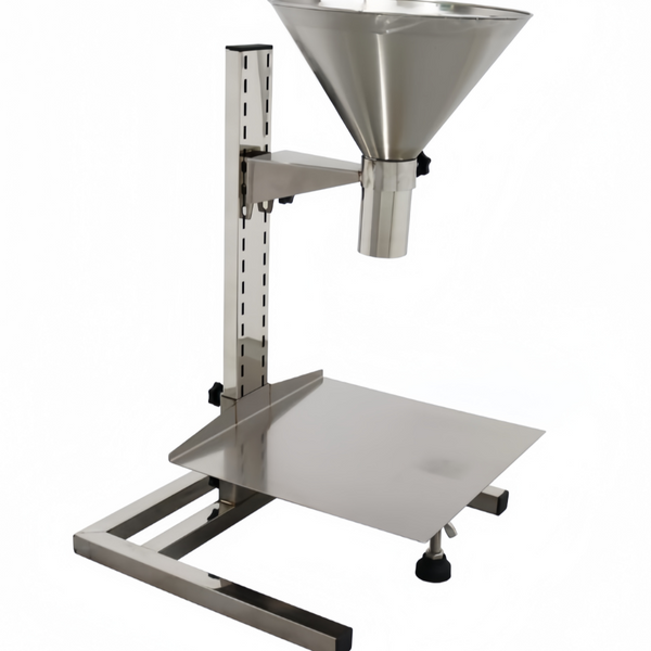 2"Inch Stainless Steel Feeding Hopper W/Support Stand for Powder Liquid Granules