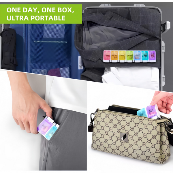 7 Day Weekly Pill Box Medicine Tablet Dispenser Organiser Storage Case Container