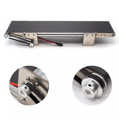 Desktop Conveyor Belt Electric Metal Conveyor Experiment Teaching Equipment 220V