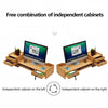Monitor Stand Riser with Drawers Desktop Organizer 2-Tier for Laptop Computer