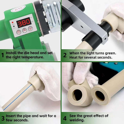 Plastic Water Pipe Welder Constant Temperature Hot Melt Machine Welder Machine