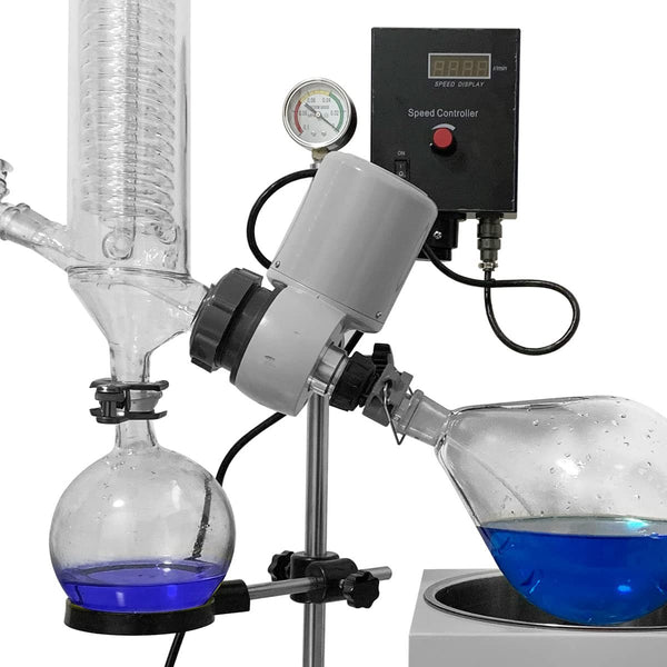 2L Rotary Evaporator Rotavapor Lab Machine Manual Auto Lifting Experimental Tool