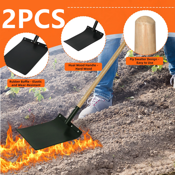 2PCS/set Fire Flapper Ergonomic Handle Fire-extinguishing Paddle Flame Tool