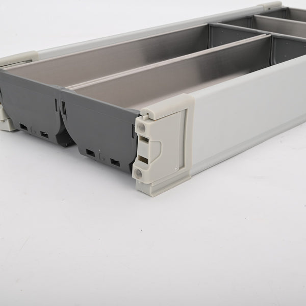 Drawer Organiser Stainless Steel Kitchen Cabinet Cutlery Utensil Holder Tray