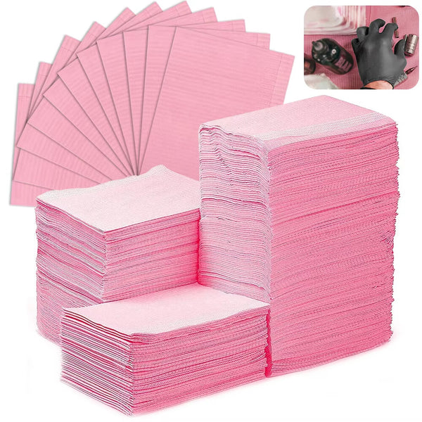 500x Dental Medical Bibs Manicure Tattoo Feeding Clean Disposable Waterproof Pad