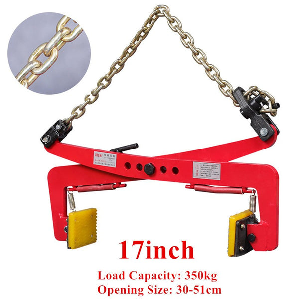 Stone Lifting Clamp w/Non-Slip Rubber Marble Clamp Heavy Duty Stone Lifter 350KG